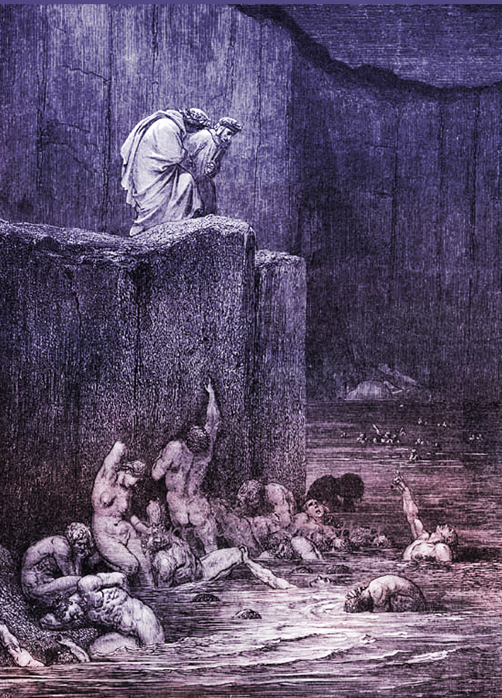 Tranh minh họa của Gustave Doré (Inferno_canto XVIII_lines _106-124)