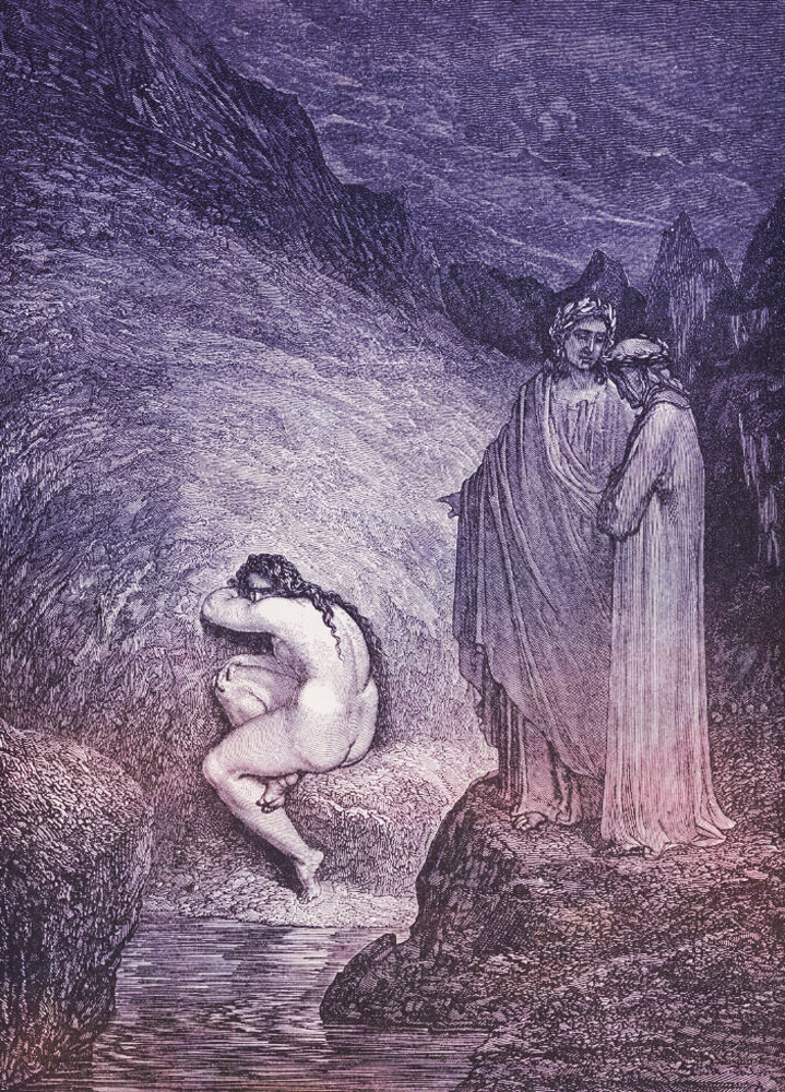 Tranh khắc gỗ của Gustave Dore, 1890. (Inferno, canto XXX, line 38-39)