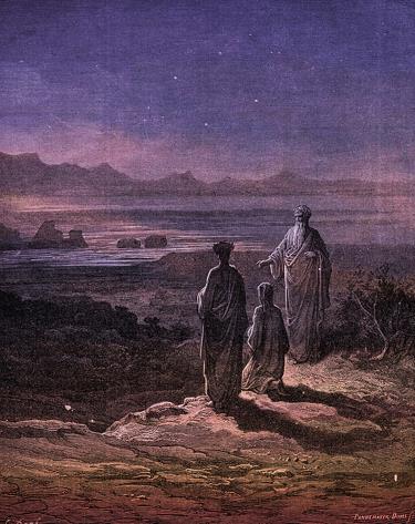 Tranh minh họa của Gustave Dore (Purgatorio_canto I_Line 40-108)